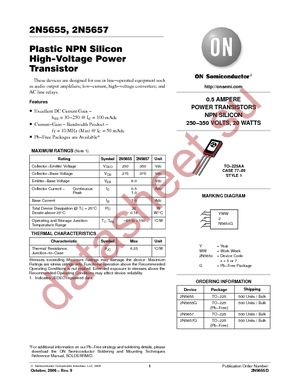 2N5657 datasheet  